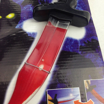 Fake Plastic BLOOD KNIFE Costume Party Vampire Joke Bleeding Halloween Party Scary.
