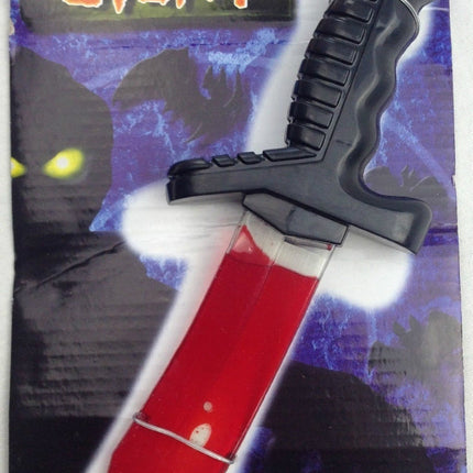 Fake Plastic BLOOD KNIFE Costume Party Vampire Joke Bleeding Halloween Party Scary.