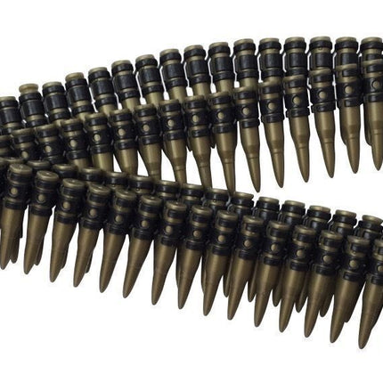 BULLET BELT Plastic Bandolier Costume Party Commando Army Gangster Soldier Ammo Cowboy.