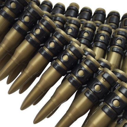 BULLET BELT Plastic Bandolier Costume Party Commando Army Gangster Soldier Ammo Cowboy.
