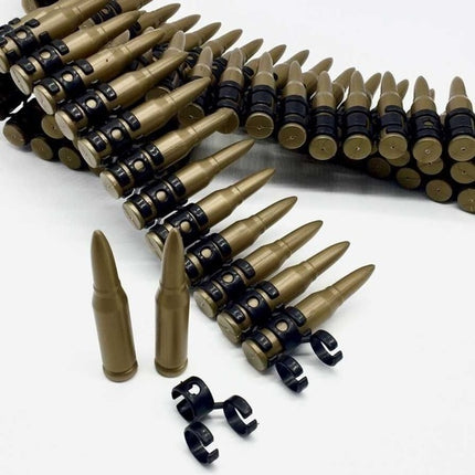 BULLET BELT Plastic Bandolier Costume Party Commando Army Gangster Soldier Ammo Cowboy.