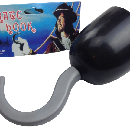 PIRATE HOOK Captain Hand Halloween Fancy Dress Up Costume Swashbuckler.