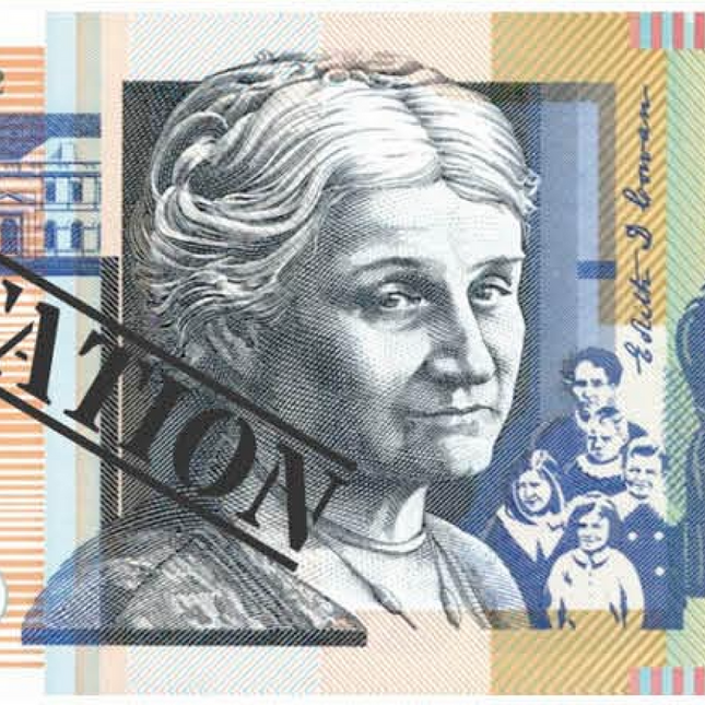 50 Dollar Australian Souvenir Note Pad Fake AUD Money - 1 Pack of 50 Sheets.