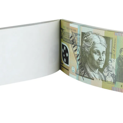 50 Dollar Australian Souvenir Note Pad Fake AUD Money - 1 Pack of 50 Sheets.