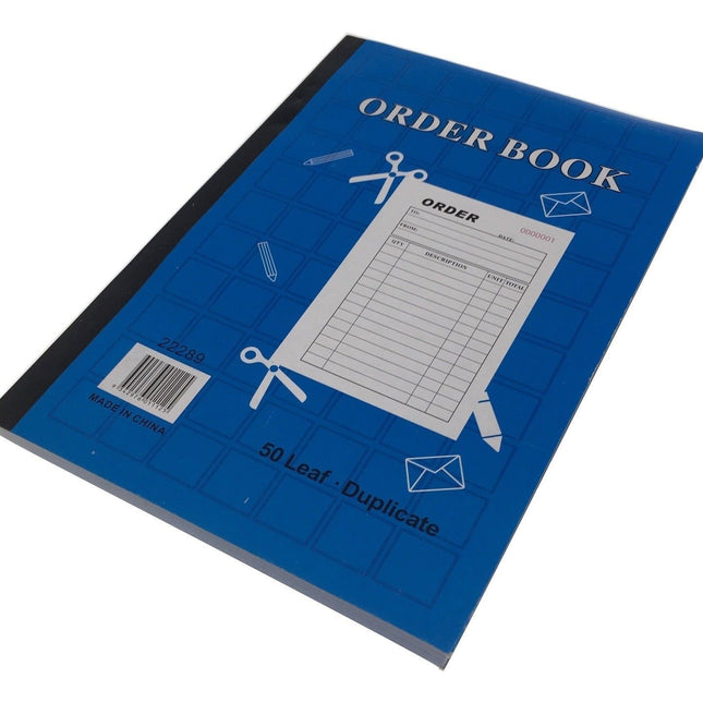 ORDER BOOK 50 Page Duplicate Restaurant Docket Carbonless Take Away.