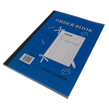 ORDER BOOK 50 Page Duplicate Restaurant Docket Carbonless Take Away.