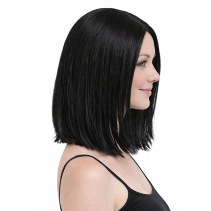 Lob Wig Hair Cosplay Wigs Party Costume - Black.