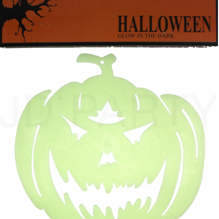 GIANT GLOW IN THE DARK PUMPKIN Halloween Face Party Decoration Decor Jack O Toy.