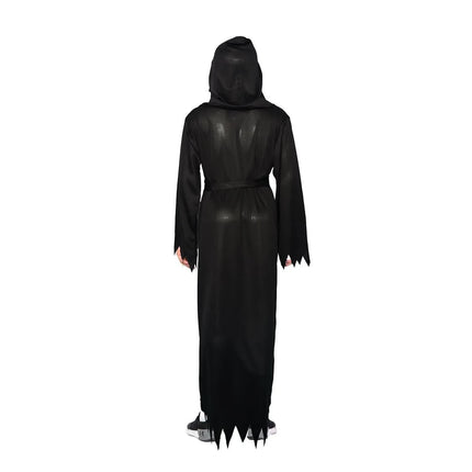 Scary Adult Glow in the Dark Party Costume Skeleton Reaper Halloween.