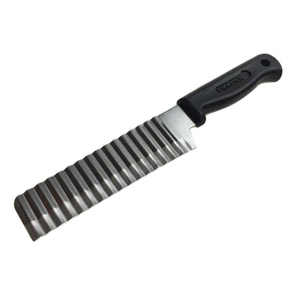 JELLY KNIFE Stainless Steel Blade Cooked Potato Vegetable Crinkle Wavy Cutter Slicer.