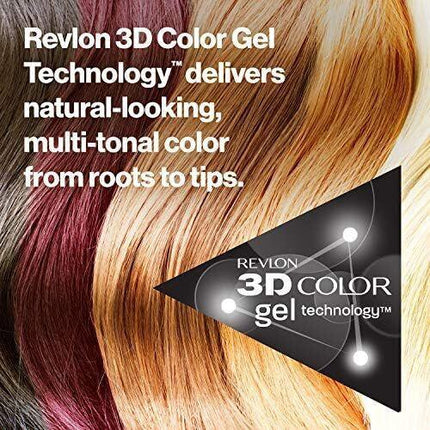 Revlon ColorSilk Beautiful 3D Permanent Hair Colour Keratin - 40 Medium Ash Brown.