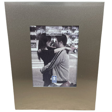 View Picture Photo Frame Wall Set Aluminium for 4" x 6" Standard Photos.