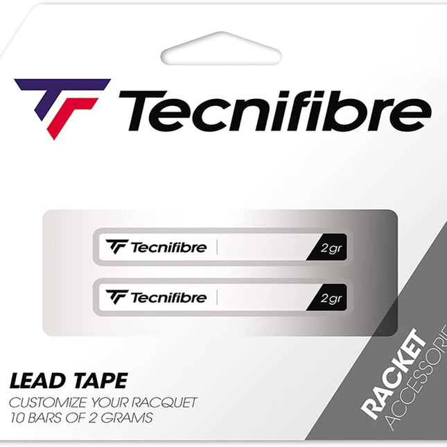 Tecnifibre ATP Lead Tape for Tennis Racquets (10 Bars of 2g).