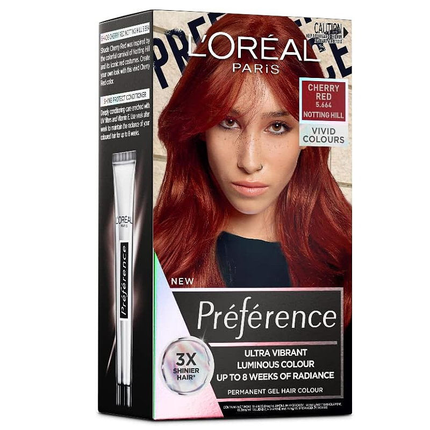 LOreal Paris Preference Vivids Permanent Hair Colour Cherry Red 5.664.