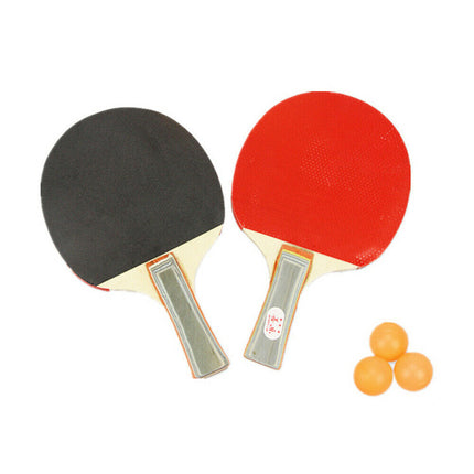2 Players Table Tennis Set 2 Rackets Bats with 3 Ping Pong Balls Home Sports.