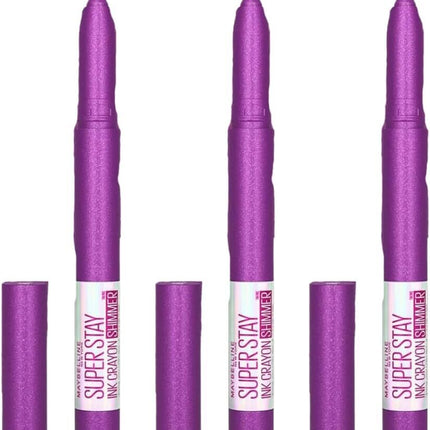 3x Maybelline New York Superstay Ink Longwear Crayon Lipstick - Throw a Party 170.