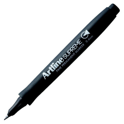 1x Artline Supreme Permanent Markers 0.4mm - Black.