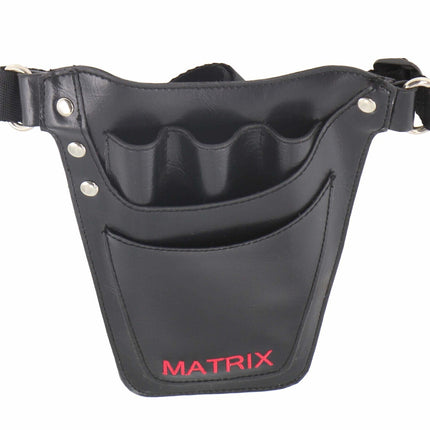 MATRIX Leather Tool Belt Barber Hairdressing Pouch Scissor Waist Pouch Bag.