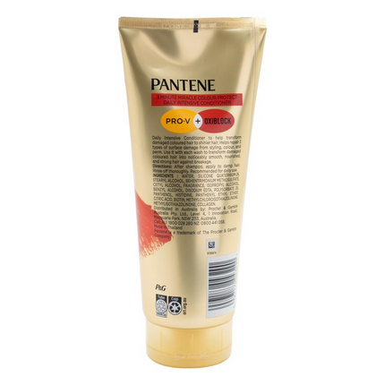 Pantene 400ml 3 Minute Miracle Colour w Oxiblock Intensive Conditioner.