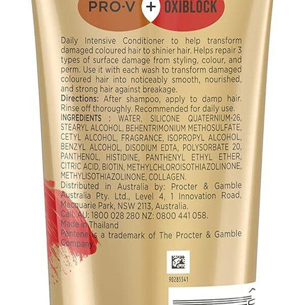 3x Pantene 400ml 3 Minute Miracle Colour w Oxiblock Intensive Conditioner.