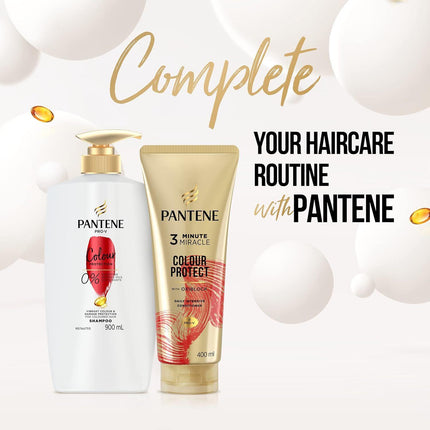 6x Pantene 400ml 3 Minute Miracle Colour w Oxiblock Intensive Conditioner.