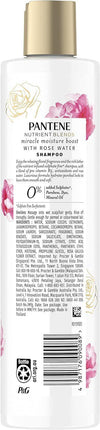 Pantene Pro-V Nutrient Blends Miracle Moisture Boost Shampoo 270ml - Rose Water.