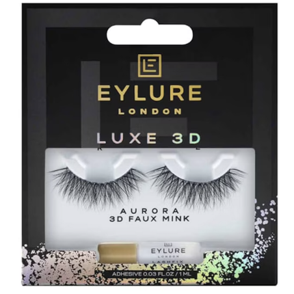 Eylure Luxe 3D Aurora Faux Mink Lashes.