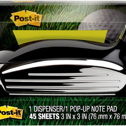 Post-it Pop-up Notes Golf Dispenser, 76x76mm, (GOLF-330) Stationary Notepad.