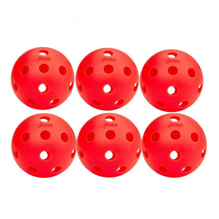 PENN 26 Indoor Pickleball Balls - 1 Pack of 6 Balls.