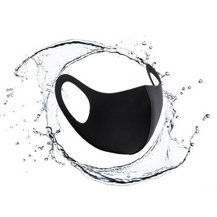 SUMMER Reusable Breathable Face Mask Mouth Mask Anti Dust Haze Protective in Black.