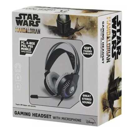 Star Wars the Mandalorian Gaming Headset Headphones Earphones with Microphone.