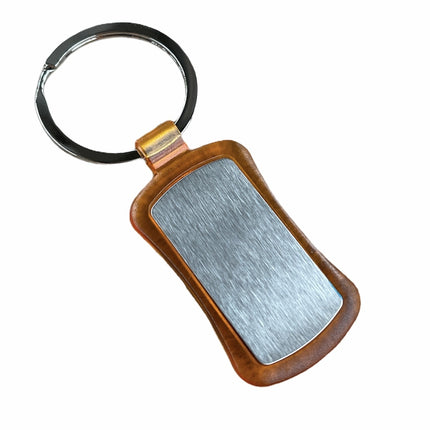 Duo Key Tag Key Ring Keyring School Bag Badge - Orange.