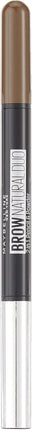 Maybelline New York Natural Eye Brow Duo 2 in 1 Pencil & Powder - Deep Brown.