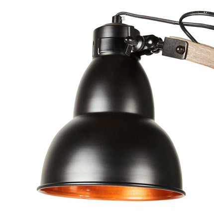 2x Lamps - Faroe Scandi Floor + Table Desk Light Modern Natural Wooden Retro.