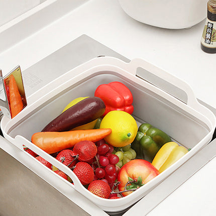 10x Collapsible Strainer Foldable Fruit Veggies Wash Colander Storage Basket.