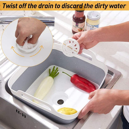10x Collapsible Strainer Foldable Fruit Veggies Wash Colander Storage Basket.