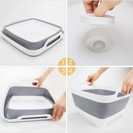 10x Collapsible Strainer Foldable Fruit Veggies Wash Colander Storage Basket.