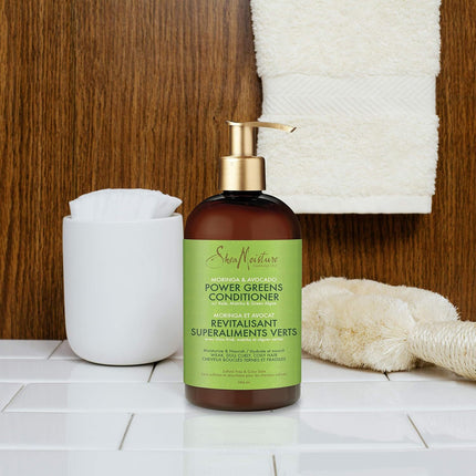 Shea Moisture Moringa & Avocado Power Greens Conditioner 384ml.