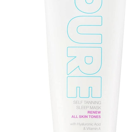 Bondi Sands 75m L Pure Self Tanning Sleep Mask Renew Hyaluronic Acid & Vitamin A.