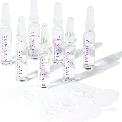 Spascriptions Clinicals Resurfacing Serum Ampoules 7-Pack 2.8ml Each Niacinamide Glycolic Acid PHAs Youthful Glow.