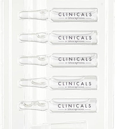Spascriptions Clinicals Resurfacing Serum Ampoules 7-Pack 2.8ml Each Niacinamide Glycolic Acid PHAs Youthful Glow.
