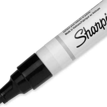 6x Sharpie Oil-Based Paint Marker - Medium Black.