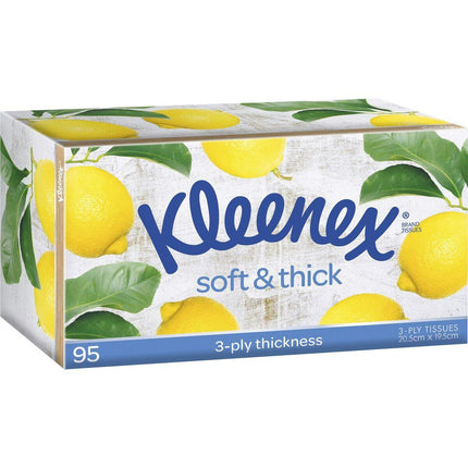 Kleenex Soft & Thick 3 Ply Facial Tissues 1 Pack of 95.