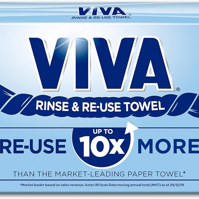 Viva Paper Towel Rinse & Re-Use Towel Reusable 20 Sheets.