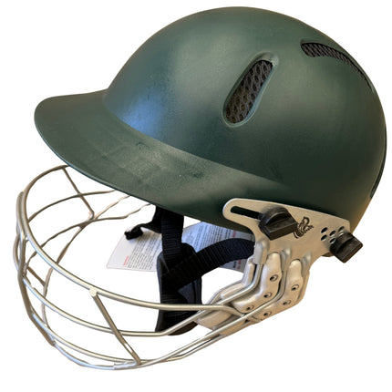 Spartan MC Gladiator Cricket Helmet - Medium Size - Green.