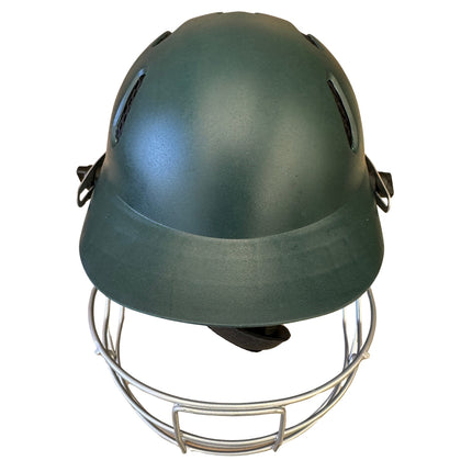 Spartan MC Gladiator Cricket Helmet - Medium Size - Green.