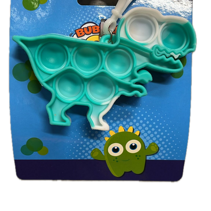 Push Bubble Pop It Fidget Keyring Squeeze Toy Sensory Silicone Stress Reliever.