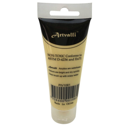 ARTISTS ACRYLIC PAINT Craft 75ml Tube Non Toxic Paints Water Based - Naples Yellow.