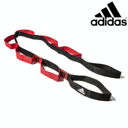 2pc Set Adidas Stretch Assist Band Looped + Yoga Strap 2.5m Long Adjustable Belt.