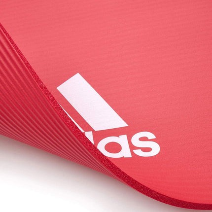 Adidas Fitness Mat 7mm Exercise Training Floor Gym Yoga Judo Pilates  - Red.